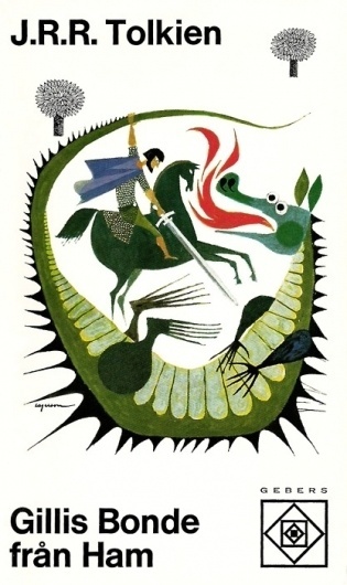Sara Lindholm - c86: JRR Tolkien - Gillis Bonde från Ham, 1970 ... #tolkien #jrr #art