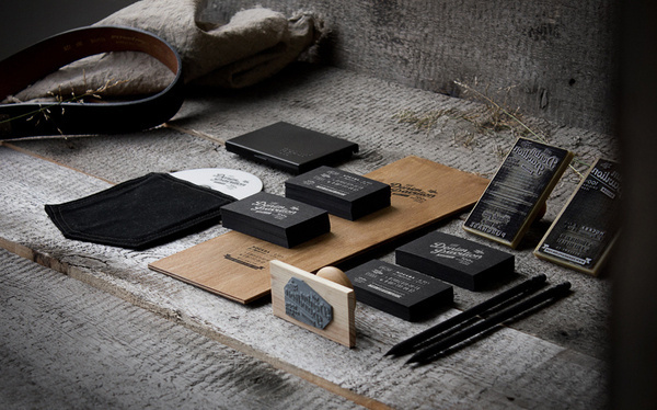 Denim Pavilion #stamp #ink #branding #design #metallic