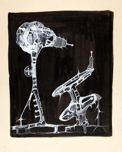 Figure M #illustration #charles #seliger #1945