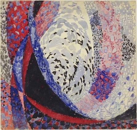 MoMA | The Collection | František Kupka. Amorpha: Fugue in Two Colors. (1912) #illustration #drawing #art