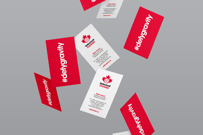 New Logo and Identity for Volleyball Canada by Hulse & Durrell