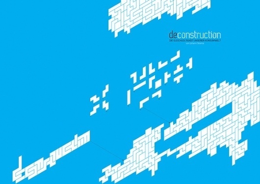 Deconstruction Book « Four Fifths Design #design #graphic #deconstruction