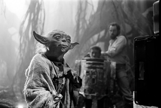 Wall Photos #film #yoda #wars #the #photography #scenes #behind #star