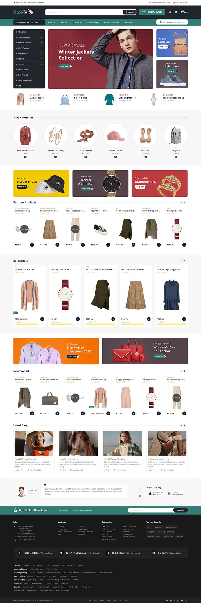 Flex Cart - Stencil BigCommerce Multi-Purpose Responsive Theme | TemplateTrip