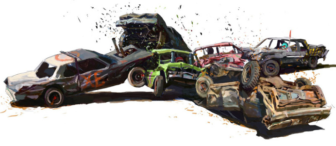 #illustration #Mark Maggiori #wreck #destroy