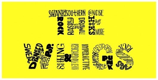 The Whigs & Band of Skulls at The Ottobar | Andy Mangold #typography