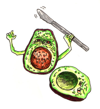 I hate those slimy little avocado bastards! #avacado