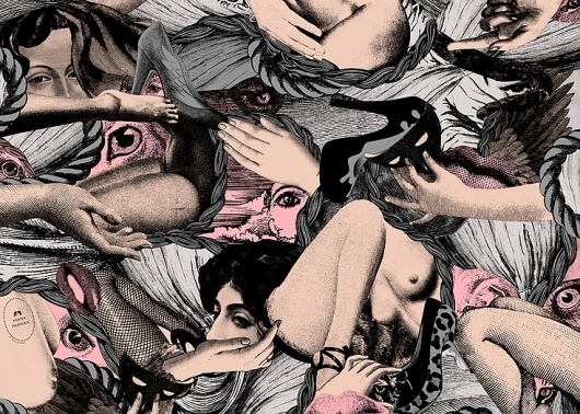 Tsto | Minna Parikka Scarves #pattern #design #graphic #illustration #collage