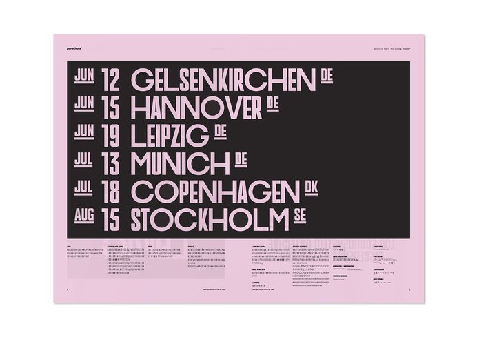 PF Venue Limited Edition Specimen Newspaper on Behance