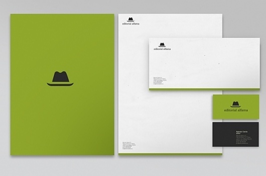Modesto García · Diseño de Identidad Corporativa #editoria #spain #branding #madrid #malaga #alfama #garca #modesto #hat