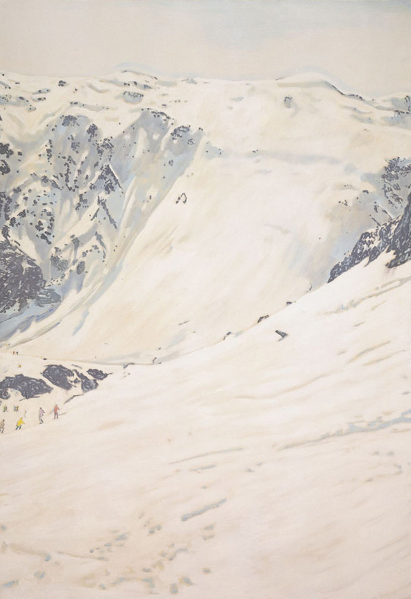 White Creep #mountain #color #composition #peter #painting #doig