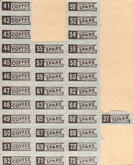 adventures-of-the-blackgang: Ration Book - Life... #wartime #rationing #design