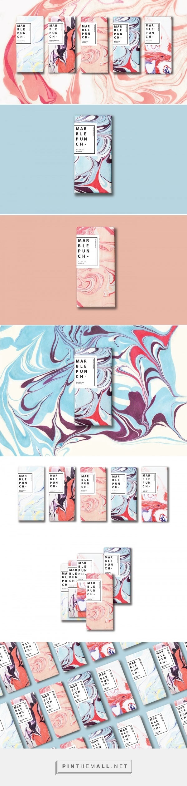 MarblePunch Chocolate Bar Packaging by Aoshuang Wang | Fivestar Branding Agency – Design and Branding Agency & Inspiration Gallery