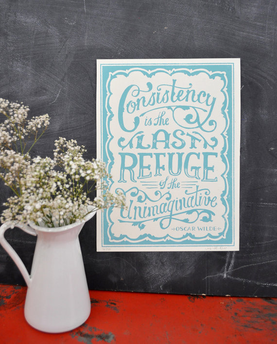 Consistency #inspiration #creative #lettering #design #artists #hand #typography