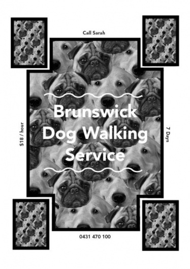 ▲ D A V I D T Ø R R ▲ #walking #print #poster #dog