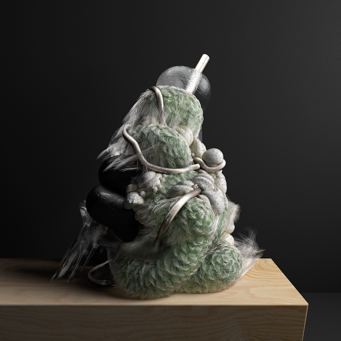 morbo organic 3d sculptures exhibition art sixnfive studio design inspiration designblog www.mindsparklemag.com