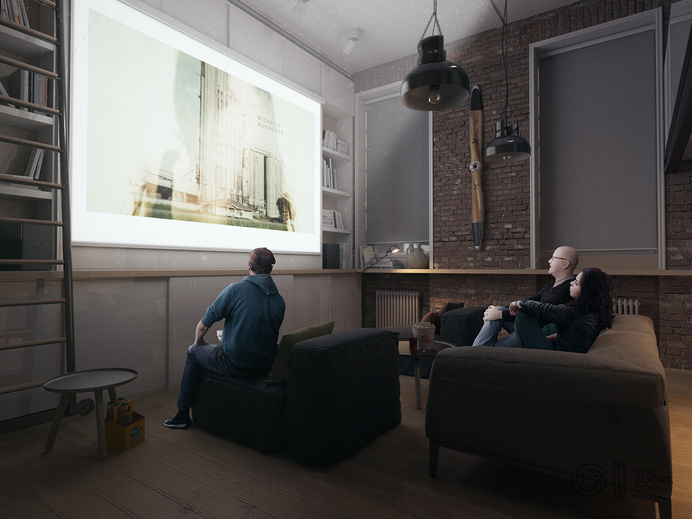 37sm apartment for a young couple Haruki's apartment by The Goort - HomeWorldDesign (8) #interior #apartments #design #decor #ukraine