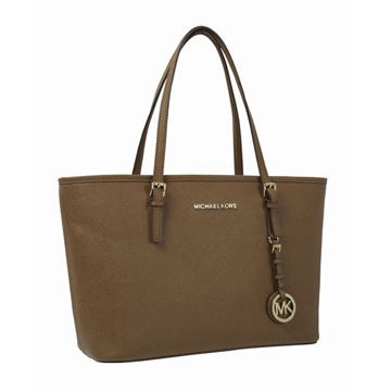 Tan Michael Kors Jet Set Saffiano iPad Travel Tote #shoes