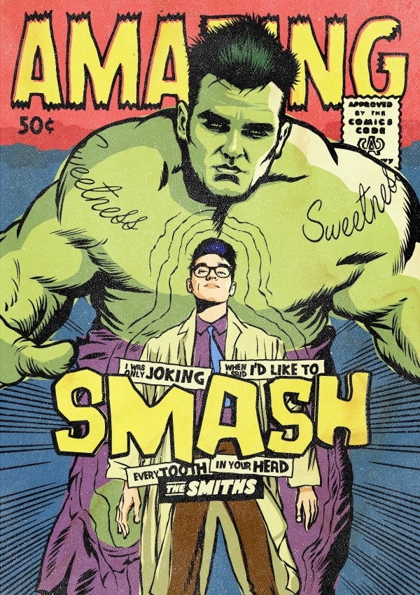 All-New Superpowered Post-Punk Marvels by Butcher Billy on Behance #retro #books #smiths #the #comic #morrissey #illustration #vintage #superheroes #marvel #comics