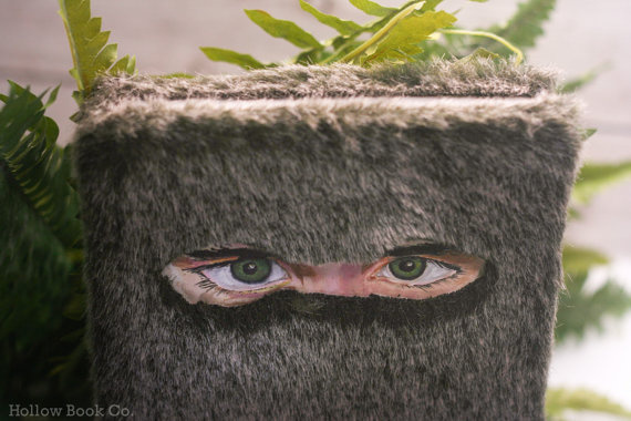 Hollow Book Safe The Wild Things (FUR COVERED) #safe #book #fur #hollow #hairy #etsy #furry
