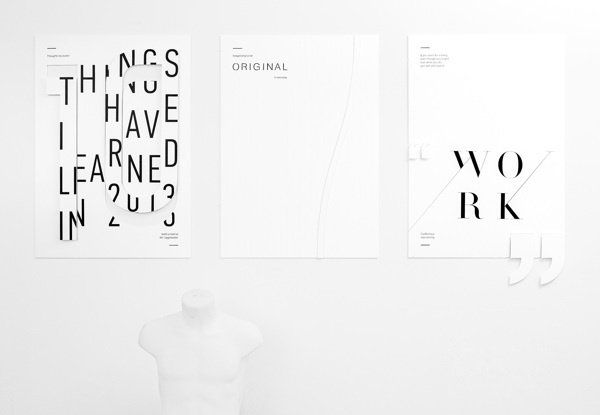 10 Things I Have Learned in 2013 #minimalist #croatia #2013 #design #graphic #clean #typographic #learn #sagmeister #poster #york #helvetica #new