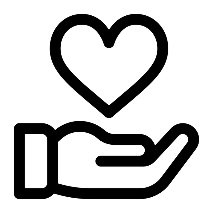 See more icon inspiration related to heart, hand, love, ui, loyalty, donation, charity, Solidarity, hand gesture, love and romance, hands and gestures, miscellaneous and gestures on Flaticon.