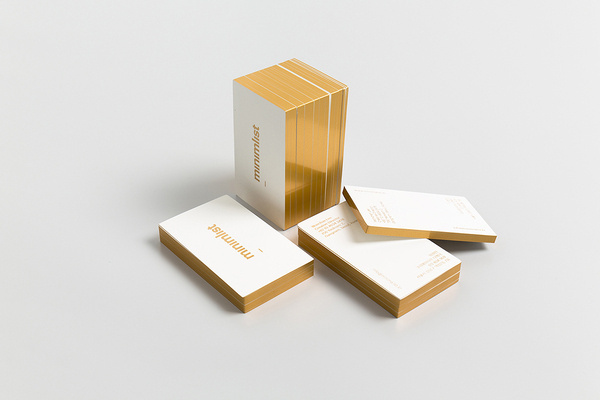 minimalist | minimalist BI #edge #coloring #business #card #print #stationery