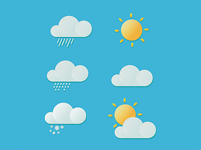 Weather #weather #sun #icons #cloud