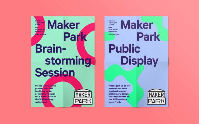 Event posters.