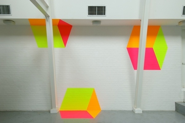 Cubes #color #cubes #art #neon