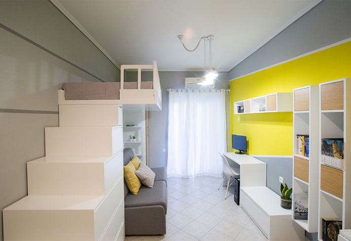 Short Term Rental Studio in Thessaloniki, Greece - InteriorZine