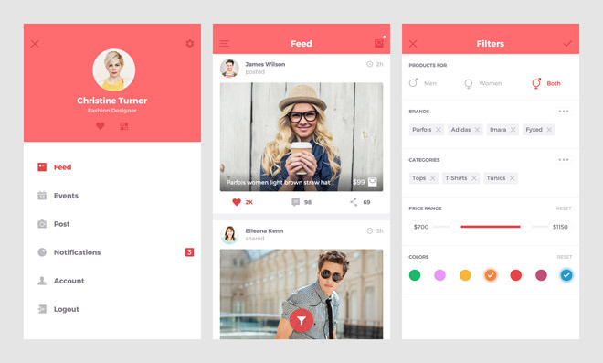 Free Mobile Ecommerce UI Kit