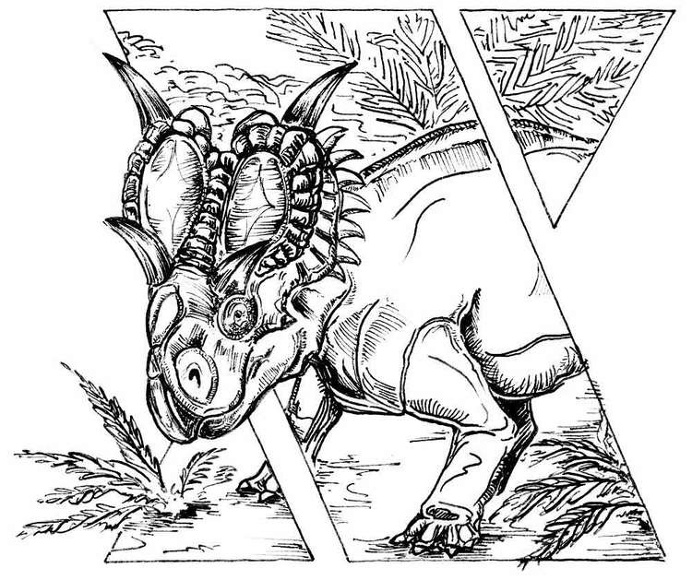 Dinosaurs... yeah, they be bosses. Xenoceratops #dinosaur #dino #Xenoceratops #x #letter #lettering #micron #drawing #illustration #poster