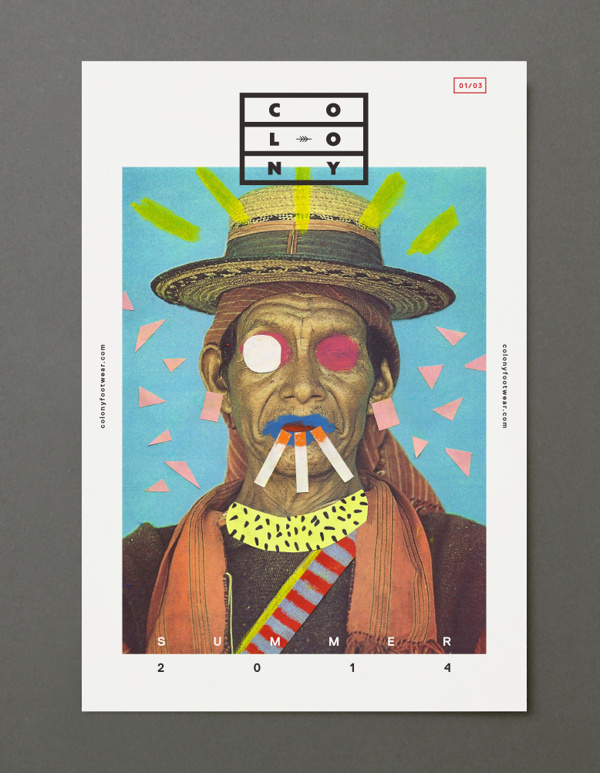 Colony Footwear – Identity (WIP) on Behance #poster