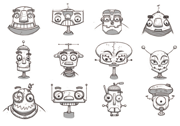 Robots on Behance #robots