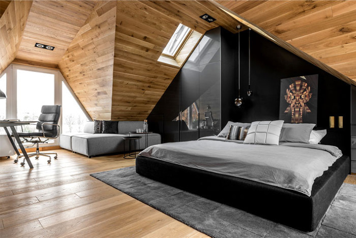 Reconstruction by Raca Architekci #bedroom #interior #decor