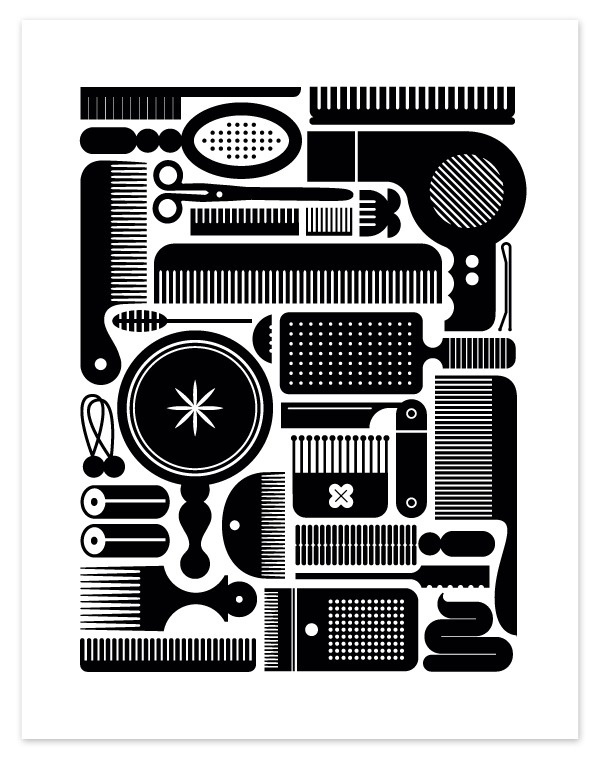 1282761631brush #dryer #grooming #mirror #illustration #brush #blow #comb