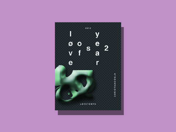 2 Years of Løve C H R I S T I A N C O N L H #layout #design
