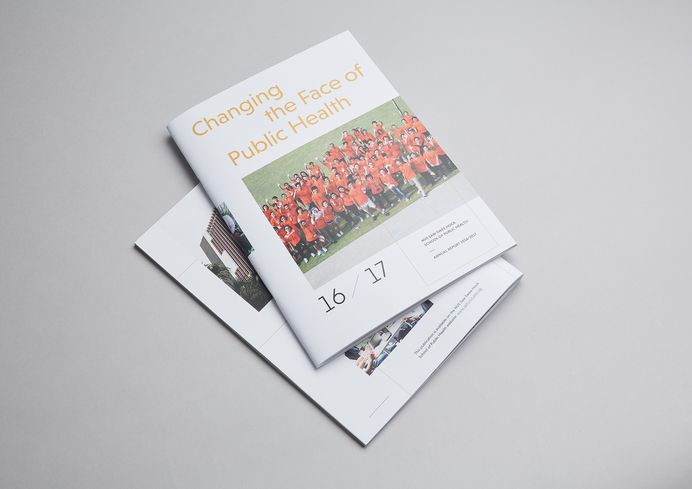 qu’est-ce que c’est design, singapore graphic design, graphic design studio, national university of singapore, nus, school of public health, public health effect, annual report, art direction, publication design