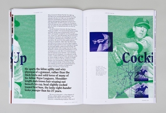 Spin — Print Magazine #motion #print #spin #baseball #editorial