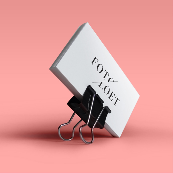 Logo Foto Loet #logodesign #identity #minimal #typography #business card