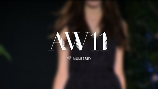 Mulberry - Autumn / Winter 2011 typography on the Behance Network #typography