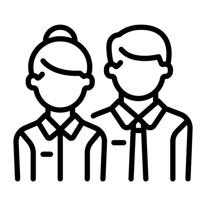 See more icon inspiration related to man, woman, avatar, people, employees and users on Flaticon.