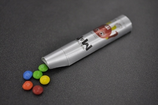 M&M on the Behance Network #branding #packaging #candy #brand #metallic