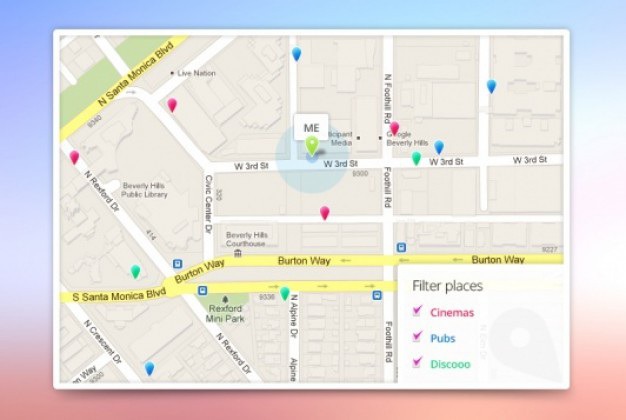 App google maps template Free Psd. See more inspiration related to Design, Template, App, Psd, Maps, Google, Mark, Google map, Horizontal, Geolocation and Customization on Freepik.