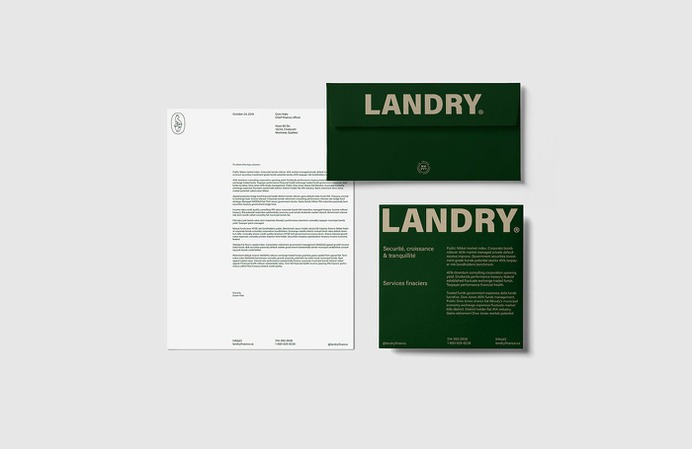 Landry Branding - Mindsparkle Mag Monolith Agency designed Landry Branding. The visual identity carried out had to correspond exactly to the image of the owner and his company: modern, daring and inspiring confidence. #logo #packaging #identity #branding #design #color #photography #graphic #design #gallery #blog #project #mindsparkle #mag #beautiful #portfolio #designer