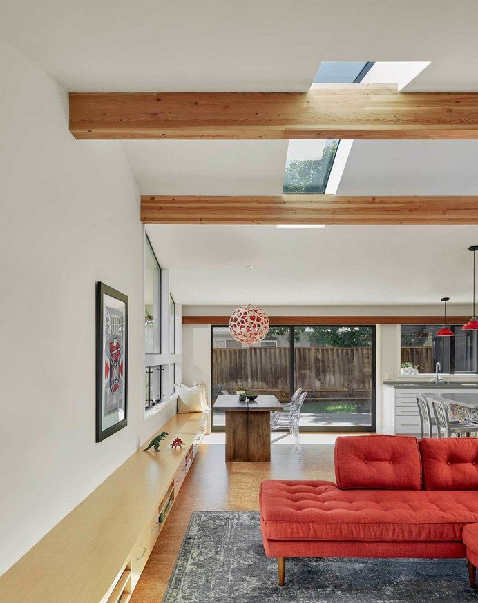 Conventional One-Story Ranch Converted into a Warm and Open Home 2