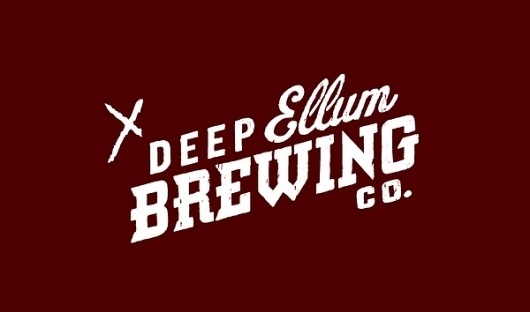 Deep Ellum Brewing Co. #logotype #beer #brewing #deep #drawn #ellum #logo #hand