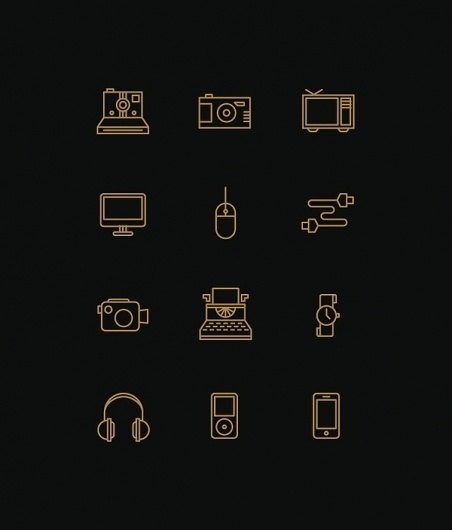 Icons on the Behance Network #icons