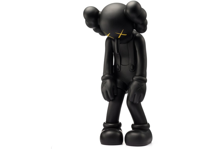 KAWS Small Lie Companion Vinyl Figure Black - Hands Up Gallery